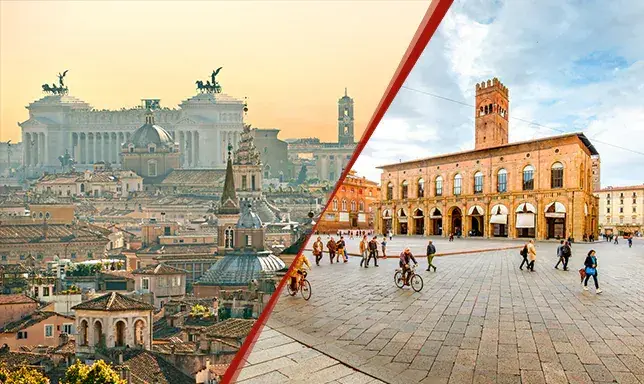 Rome to Bologna
