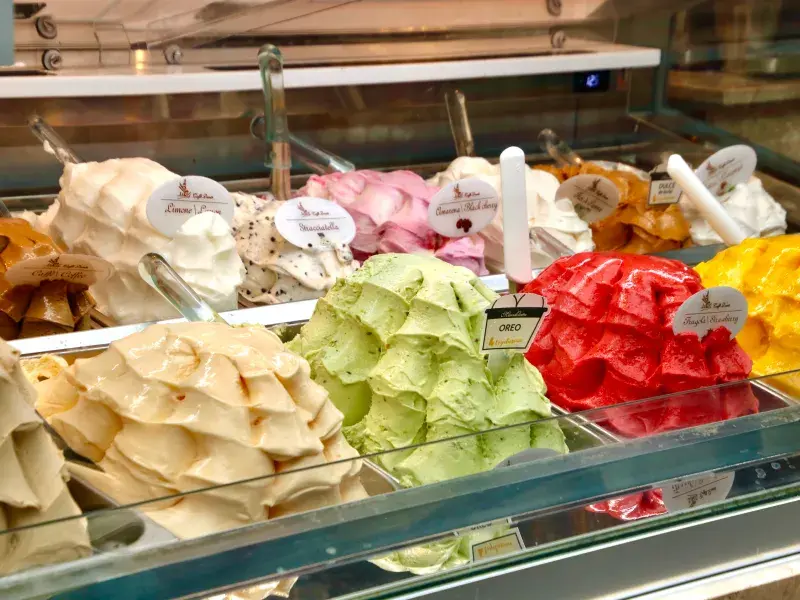 Gelato at Cafe Dante